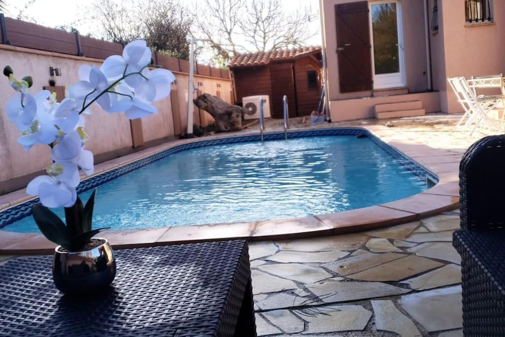 Villa Avec Piscine A St Marie La Mer Sainte-Marie-la-Mer Eksteriør billede